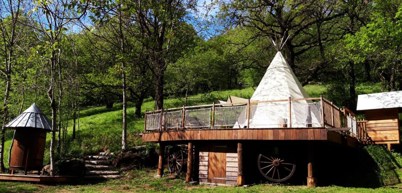 Le Tipi A Marie, Deconnectez- Vous !!! Hotel Cambounes Exterior photo